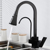 شیر ظرفشویی شاوری HuaDiao در حالت کشویی برای شستشوی کامل سینک.