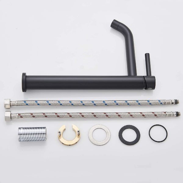 تصویر ست شیر روشویی پایهبلند و سایر شیرآلات سرویس بهداشتی BRIMIX.