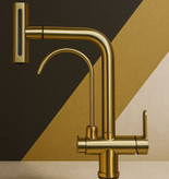 نصب شیر ظرفشویی دومنظوره شاوری HD409.