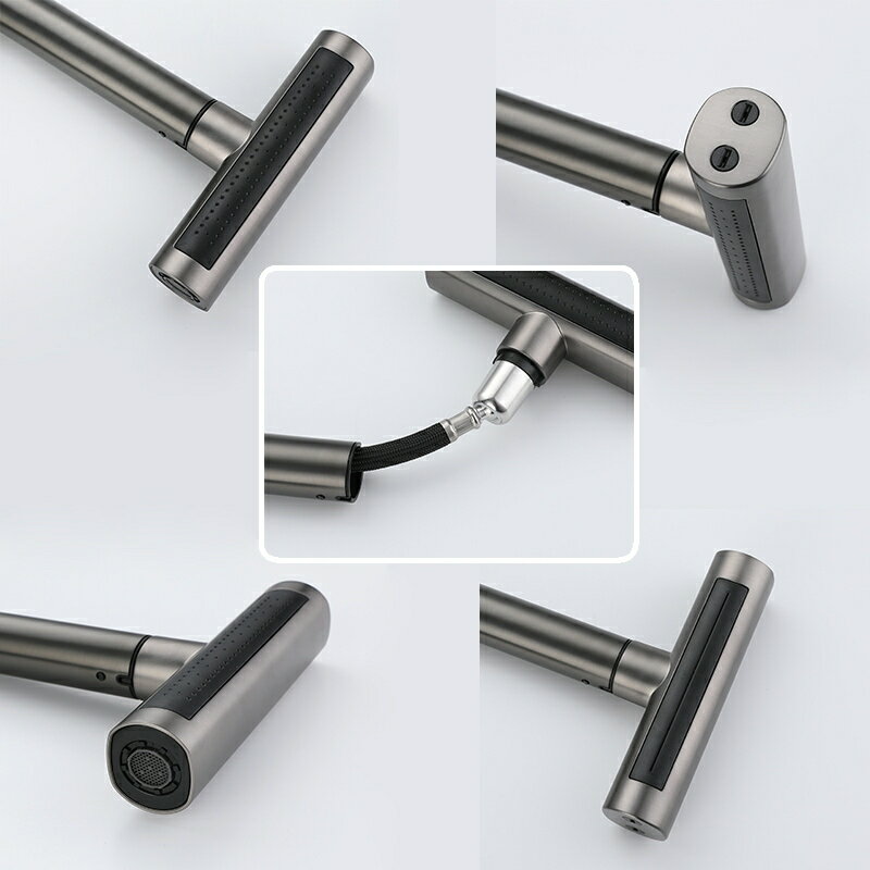 شیر ظرفشویی HD409: طراحی ارگونومیک با قابلیت چرخش ۳۶۰ درجه علمک.