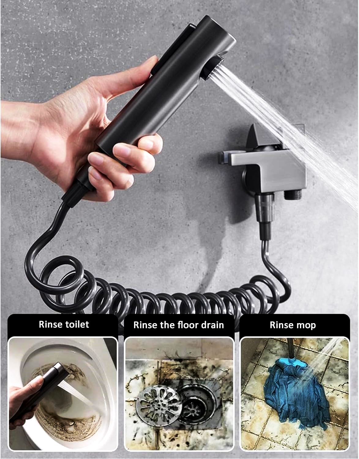 نصب دیوارکوب شیر شاتاف پیانویی HD131 در سرویس بهداشتی لوکس.