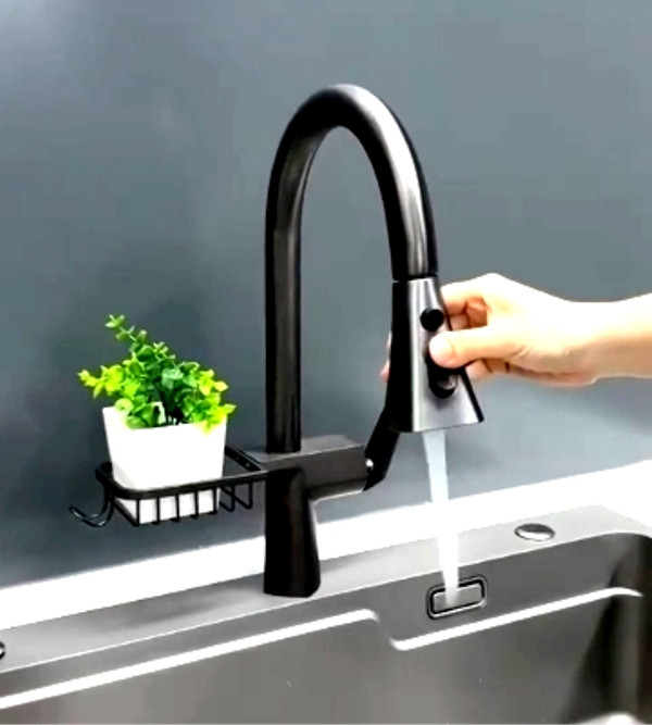 شیر ظرفشویی هوادیو در رنگهای مختلف (مشکی مات/کروم) با جااسکاجی.