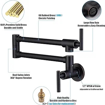 جزئیات بدنه برنجی و آبکاری PVD مشکی مات شیر روگازی.