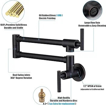 جزئیات بدنه برنجی و آبکاری PVD مشکی مات شیر روگازی.