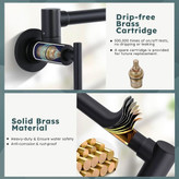 نصب دیوارکوب شیر روگازی هوادیائو در یک آشپزخانه مدرن.