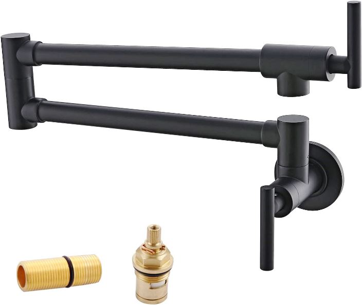 نصب دیوارکوب شیر روگازی هوادیائو در یک آشپزخانه مدرن.