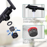 نصب دیوارکوب شیر روگازی هوادیائو در یک آشپزخانه مدرن.