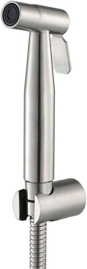 کیت کامل شاتاف توالت فرنگی Y023 شامل نازل، شلنگ و پایه دیواری.