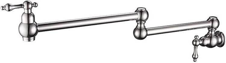 شیر قابلمه پرکن کلاسیک HuaDiao با روکش کروم براق برای آشپزخانه لوکس