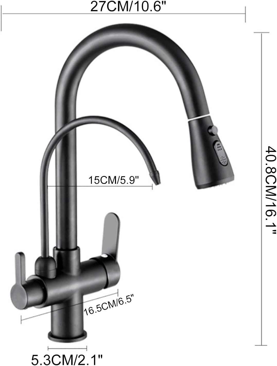 شیر ظرفشویی کلاسیک HuaDiao: زیبایی و دوام برای آشپزخانه سنتی