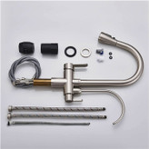 نصب آسان شیر ظرفشویی کلاسیک دومنظوره برای سینکهای قدیمی و جدید