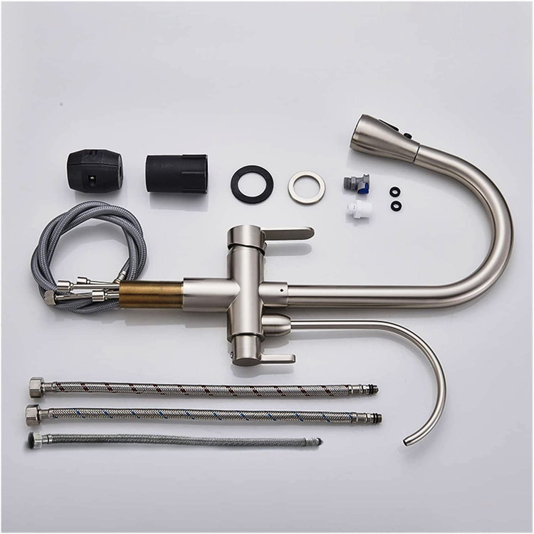 نصب آسان شیر ظرفشویی کلاسیک دومنظوره برای سینکهای قدیمی و جدید