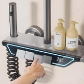 نمایشگر دیجیتال دما و زمان در دوش حمام هوشمند