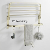 جا حولهای دو طبقه لوکس: جا حولهای استیل ضدزنگ SS304 با طراحی کاربردی (مناسب هدیه).