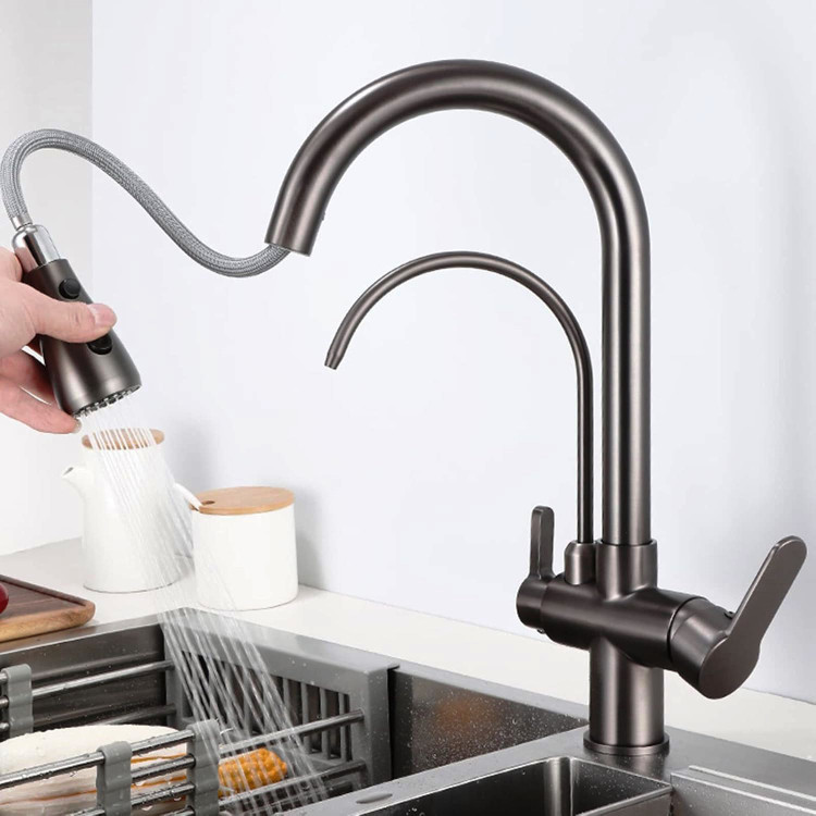 جزئیات نصب شیر ظرفشویی تصفیه دار (اتصال فیلتر کربن)