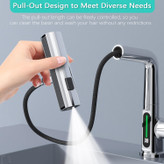 تصویر شیر ظرفشویی نمایشگردار دیجیتال با تنظیم دمای هوشمند