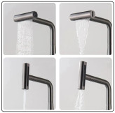 عکس شیر روشویی ۴ حالته با خروجی چندگانه