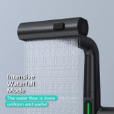 نمای شیر ظرفشویی چهار کاره با خروجی پاشش چندحالته