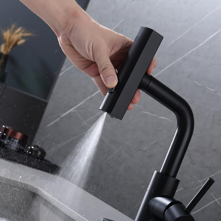 نصب شیر روشویی چندحالته در سرویس لوکس