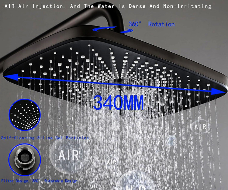 سر دوش آبشاری تنظیم شو با کیفیت