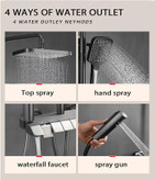 تصویر خروجی آب دوش پیانویی فشارقوی