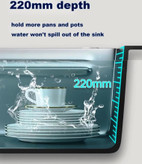 کنترول دما با سینک نمایشگردار و پر از آب کردن لگن آن