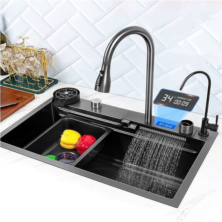 عکس سینک ظرفشویی هوشمند پیانویی ۷ کلید ۷۵ سانت