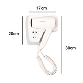 ابعاد و نقشه نصب سشوار دیواری هتلی LuxoPro