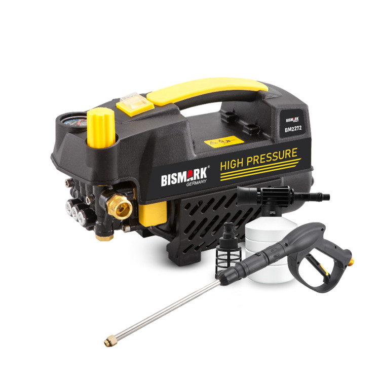 کارواش نیمه صنعتی بیسمارک BM2272 با فشار ۲۰۰ بار (نمای کلی دستگاه)