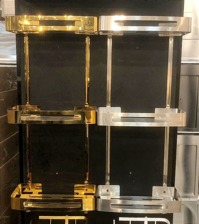 شلف حمام استیل ضدزنگ