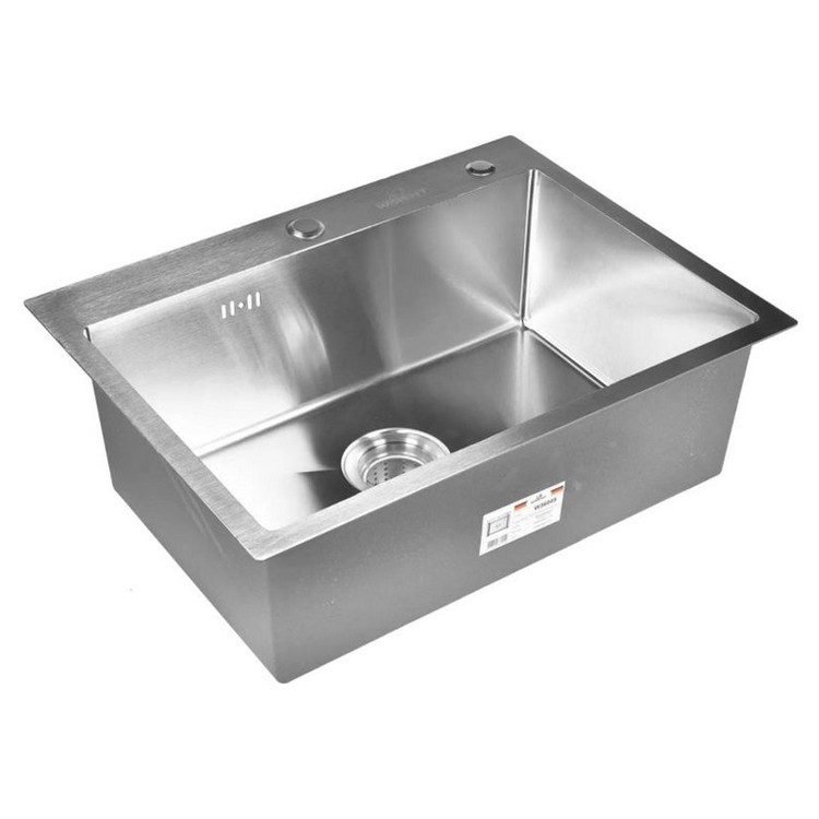 سینک آشپزخانه ضدزنگ Huadiao مدل 60x45
