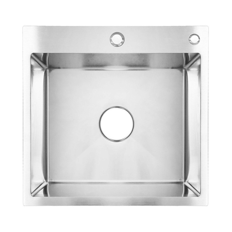 سینک هوادیائو نصب شده به صورت توکار در کابینت آشپزخانه با طراحی مینیمال.