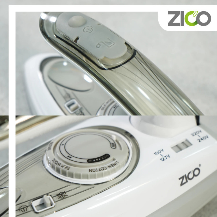دکمه تنظیم بخار هوشمند در اتو مسافرتی زیکو ZC-2055