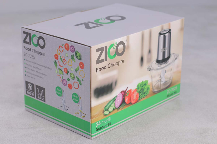 بسته بندی اورجینال خردکن زیکو در فروشگاه لوکس کارت