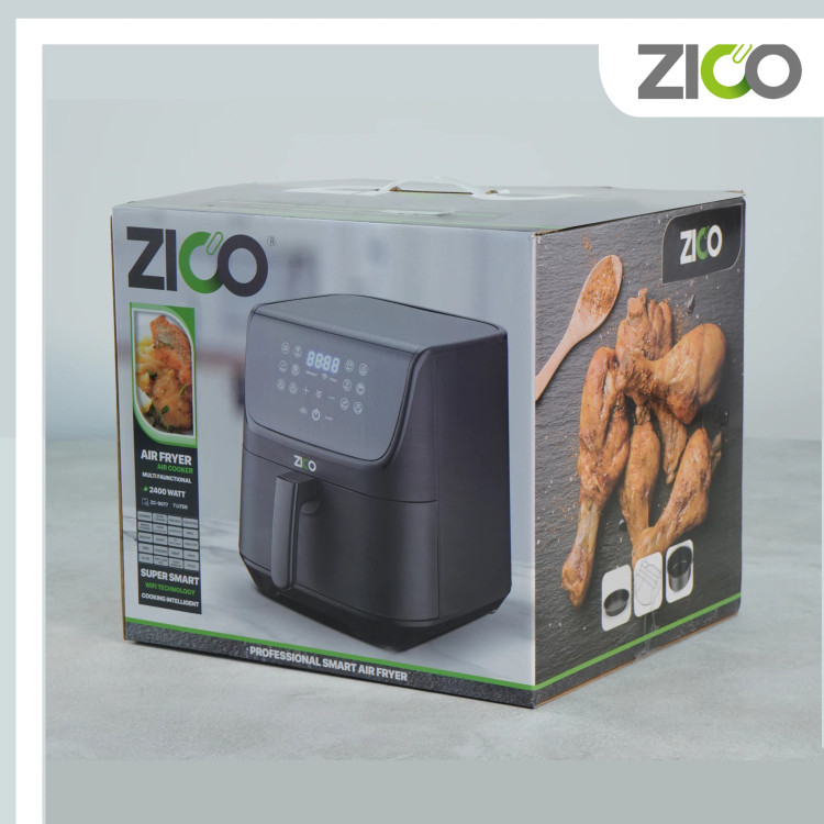 محتویات کارتن و بسته بندی اصلی لوازم خانگی ZICO در لوکس کارت