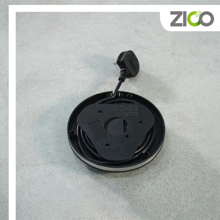 کفه تمام استیل ضد زنگ و پایه ضد لغزش کتری برقی زیکو