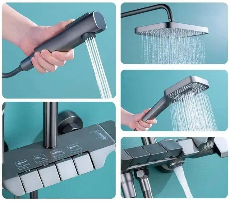 گوشی دوش دستی سهحالته ست پیانویی